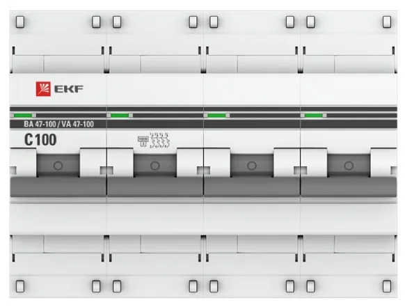 Автоматический выключатель ВА 47-100 C100/4 10кА Proxima EKF