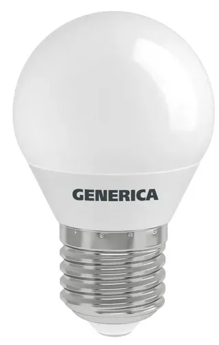 Лампа LED G45 E27 4000К 12Вт 1200Lm GENERICA