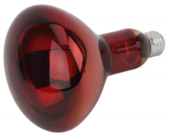 Лампа накаливания ИКЗК R127 E27 250Вт инфракрасная ЭРА