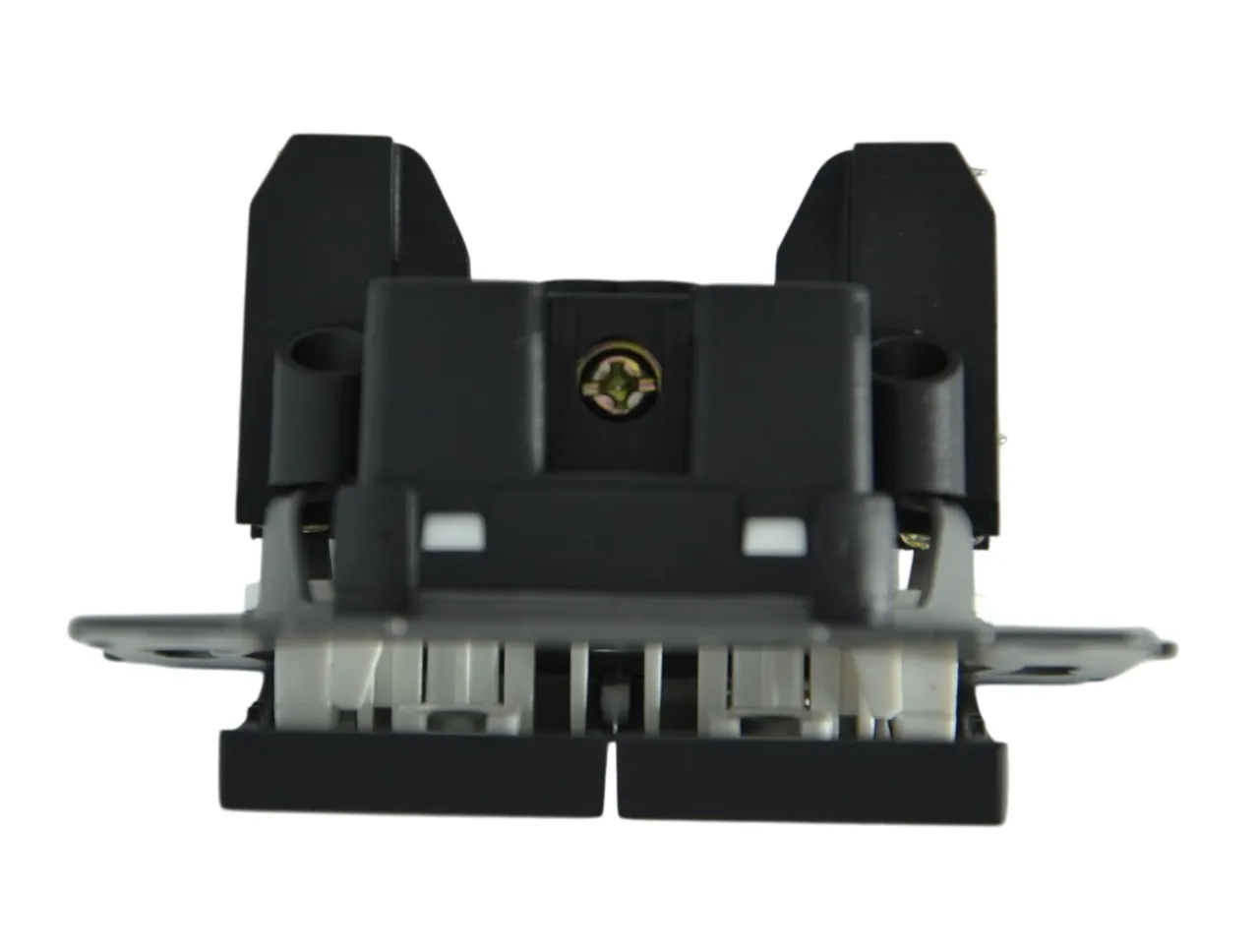 Выключатель 2-кл. чёрный A-009B "Aura" AWSproducts