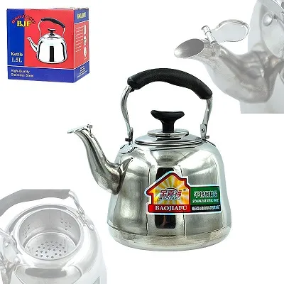Чайник нержавейка 1,5 л с носиком BJF 1-48