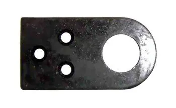 Проушина (Пробой-ушко) ф20мм 75*40*2,5мм оксид 2667