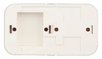 Блок ОУ 2кл. выкл.+ розетка с/з Белый Пралеска Bylectrica