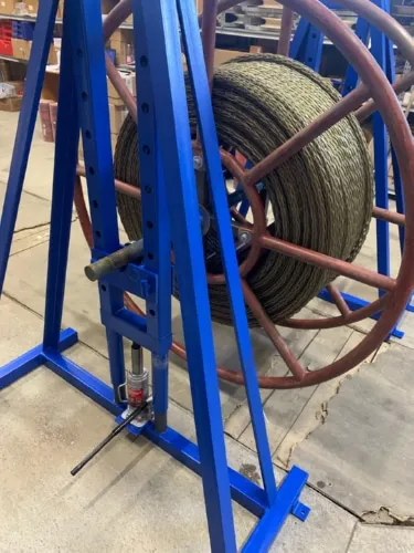 Домкрат кабельный гидравлический ДК-5ГМП на подшипниках, г/п до 5т. барабаны 8-25 (в комплекте: 2 ст