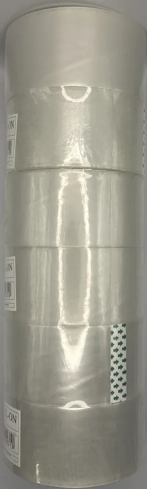 Клейкая лента прозрачная (скотч) 48мм х 50м 40мкм ЛСОН (LSON)