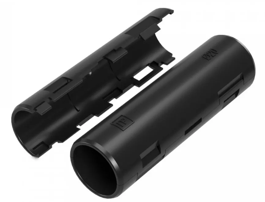 Муфта труба-труба 20 мм ЧЕРНАЯ разборная атмосферостойкая Промрукав