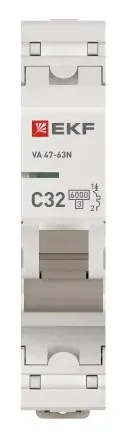 Автоматический выключатель ВА 47-63N C32/1 6кА Proxima EKF