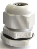 Кабельный ввод PG11 (5-10 мм) серый пластик IP68 (Гофроматик)