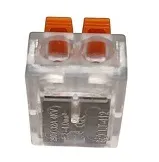 Клемма рычажковая 2 отверстия 0,2-4,0 32А SN-221412N (100шт) AWSPRODUCTS, уп