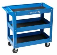 Тележка д/ инструмента 3 полки (до 110кг, 730x384x80 мм) HOEGERT