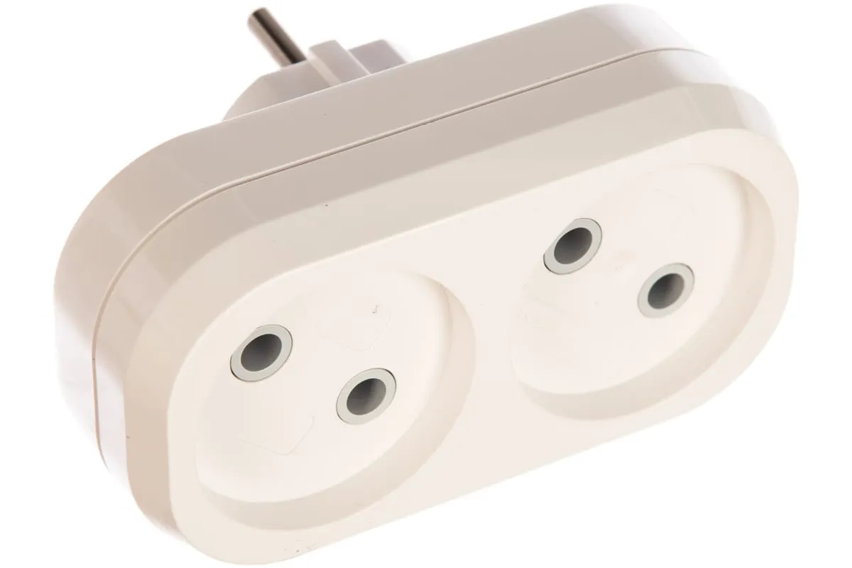 Разветвитель 2 гн. б/з UNIVersal