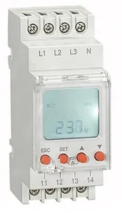 Реле контроля напр. RD-MVS3N эл. дисп. многофукц. 3x380/230В, 4-х пр. 2co, 8A Reletek