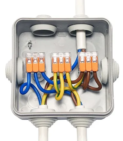 Клемма рычажковая 3 отверстия 0,2-4 уп20шт СМК221-413 пр WAGO DORI, уп