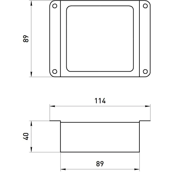 Светильник светодиодный SPO-646-3-4K-B6 36Вт 4000К 3420Лм грильято 100х100 черный ЭРА