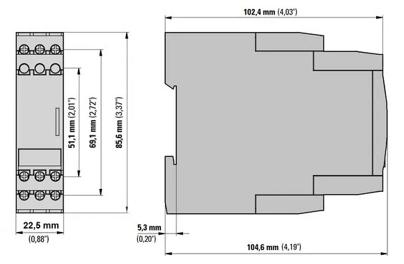 Реле контроля тока EMR6-I15-B-1