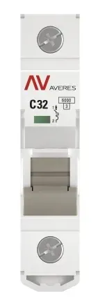 Автоматический выключатель AV-6 C32/1 6кА  AVERES EKF