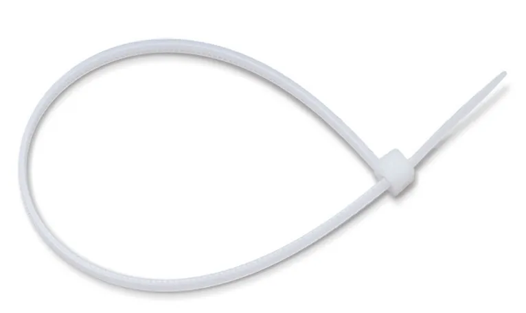 Хомут стяжка нейлоновая 2,5*150 белый (уп. 50 шт) RIPO