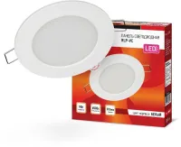 Панель LED круглая RLP-VC 9Вт 230В 6500К 630Лм 118мм белая IP40 IN HOME