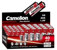 Батарейка LR03+LR6 PLUS ALKALINE COMBO40 CAMELION, ком