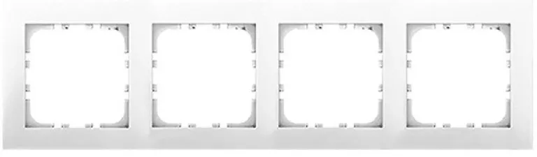 Рамка 4-я Белый LK80 Ecoplast