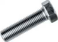 Болт М6*30 DIN933 цинк (100 шт.) (HAUPA)