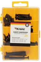 Набор саморезов по дереву (60 шт/уп) KRANZ, уп