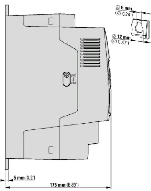 Преобразователь частоты DC1-34030FB-A20CE1 (3Ф/3Ф, 15кВт)