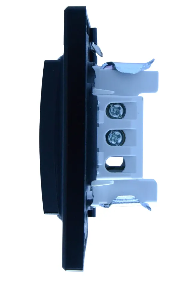 Выключатель проходной 1-кл. чёрный SD-P1003B "Standard" AWSproducts