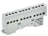 Шина L "фаза" изолированная на универсальном держателе 6х9-12-Ср IEK