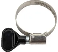 Хомут червячный нерж. с ключом ("бабочка") 25-40/9 (10 шт.)