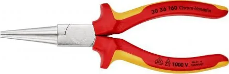 Круглогубцы 1000V 160 мм CR удлиненные
