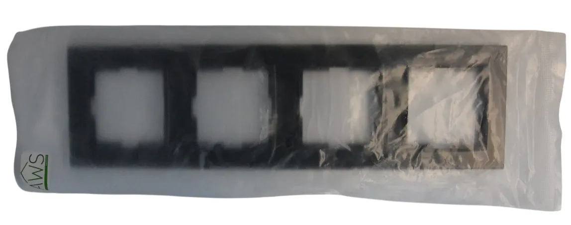 Рамка 4-я чёрная SD-P1020B "Standard" AWSproducts