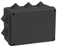 Коробка распред. о/п 150х110х70 IP55 ЧЕРНАЯ 10 сальников КМ41242 IEK (30)