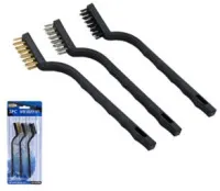 Щетки по металлу Набор 3в1 WIRE BRUSH SET 17см малые блистер 10-240, ком