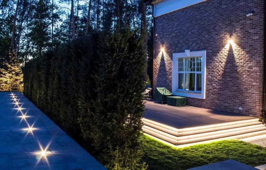 Уличное освещение на даче