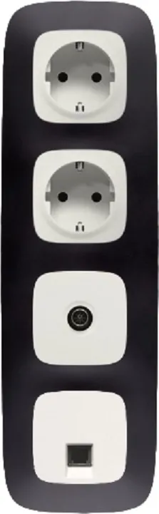 Рамка 4-я Черный матовый ALLURE LEGRAND