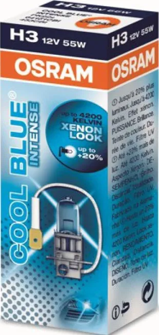 Лампа H3 64151 CBI 55W 12V PK22S (Cool Blue +20%)