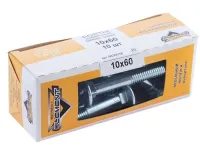 Болт М10*60 мебельный DIN603 цинк (10 шт.) (Стройбат), уп