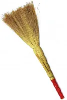 Веник сорго 4-х лучевой проволока Люкс с терморучкой 500 гр