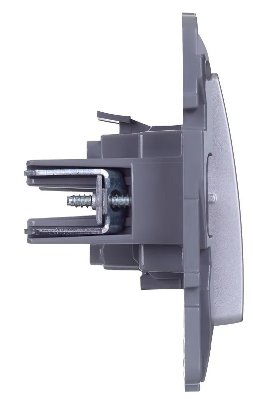 Выключатель перекрестный 1-кл. Алюминий ETIKA LEGRAND