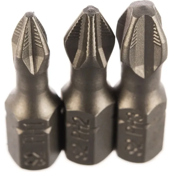 Набор бит №1 Ph1,2,3-50мм (3 шт./карта) "Quadro Torsion", ком