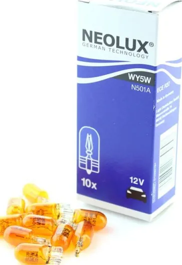 Лампа WY5W N501A 5W 12V W2.1X9.5D 5XFS10 NEOLUX (только упаковками по 10шт)