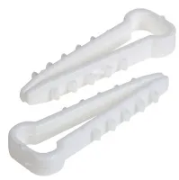 Дюбель-хомут ДХП 5х10 белый PROCONNECT (100шт.) (аналог USMP-2), уп