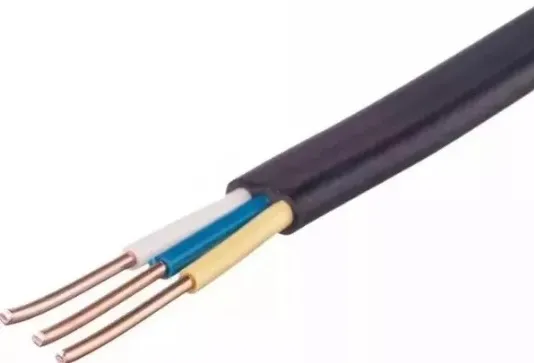 Кабель ВВГ-Пнг-FRLS 3* 1,5 (плоский) (ГОСТ)