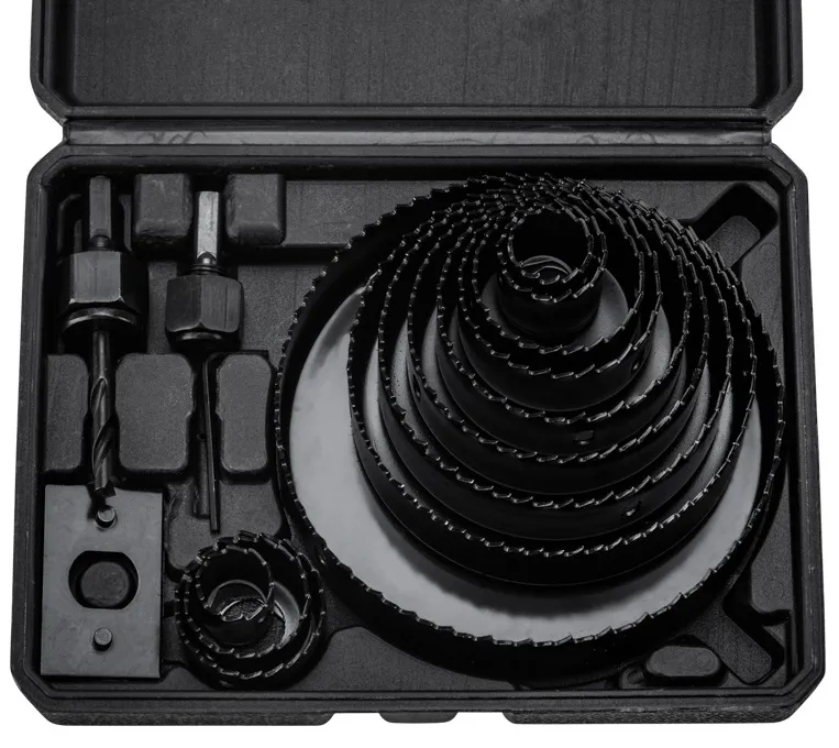 Набор кольцевых пил по дереву, 19-127 мм, 16 предметов KRANZ