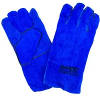 Краги для сварщика КРАГА-11-02 сорт ВС пятипалая синяя X-PERT 10-120, п