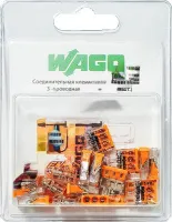 Клемма 3 отверстия 0,5-2,5 (уп. -  20 шт.) (СМК 2273-203) (DORI), уп