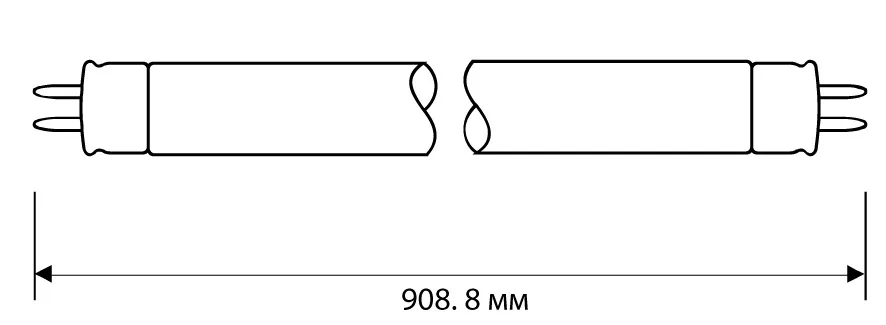 Лампа люминесцентная T8 G13 6500К 30Вт 2100Лм 900мм Camelion