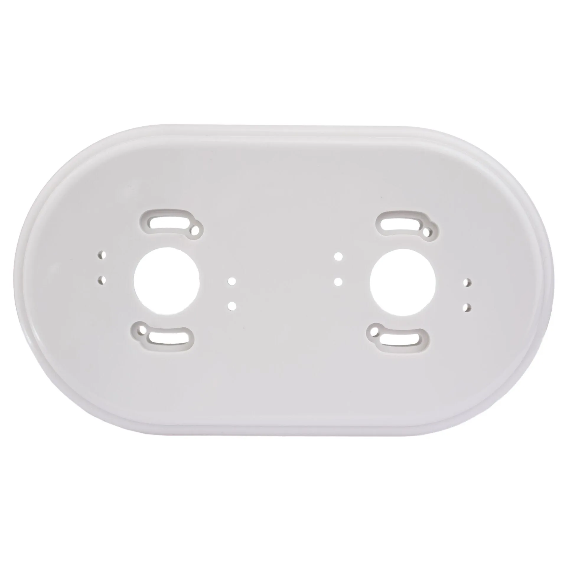 Рамка 2-я R Белый (пластик) Bironi