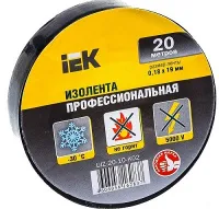 Изолента ПВХ черная (0.18*19*20) (ИЭК) MIXTAPE 5